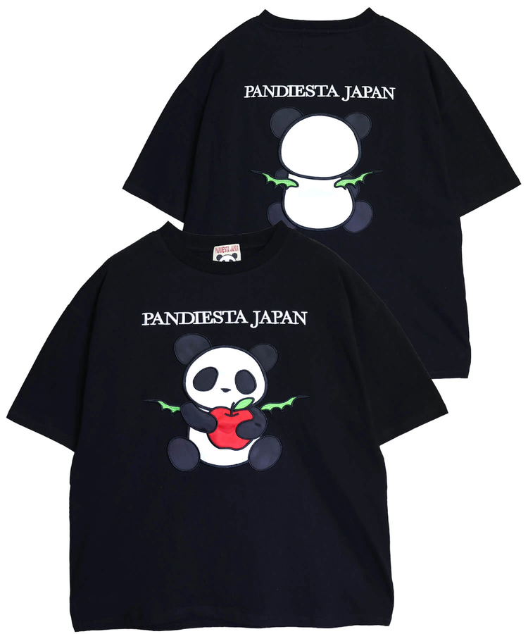PANDIESTA(パンディエスタ) |SB PANDIESTA リンゴ 大好きな パンダさん S/S Tee(526104 MENS/WOMENS）