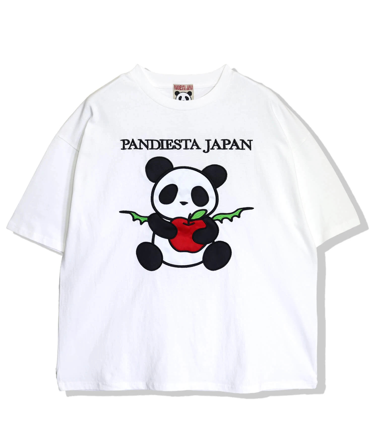 PANDIESTA(パンディエスタ) |SB PANDIESTA リンゴ 大好きな パンダさん S/S Tee(526104 MENS/WOMENS）