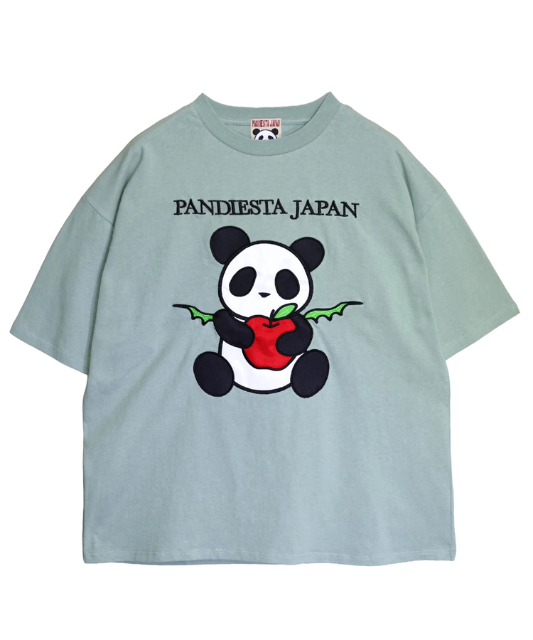 PANDIESTA(パンディエスタ) |SB PANDIESTA リンゴ 大好きな パンダさん S/S Tee(526104 MENS/WOMENS）