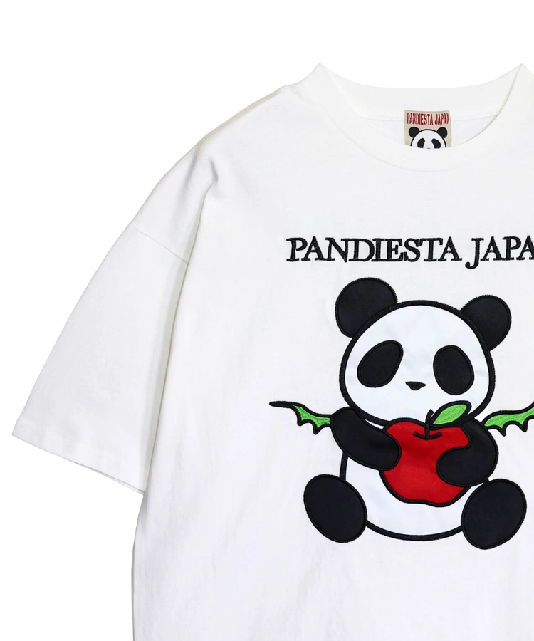 PANDIESTA(パンディエスタ) |SB PANDIESTA リンゴ 大好きな パンダさん S/S Tee(526104 MENS/WOMENS）