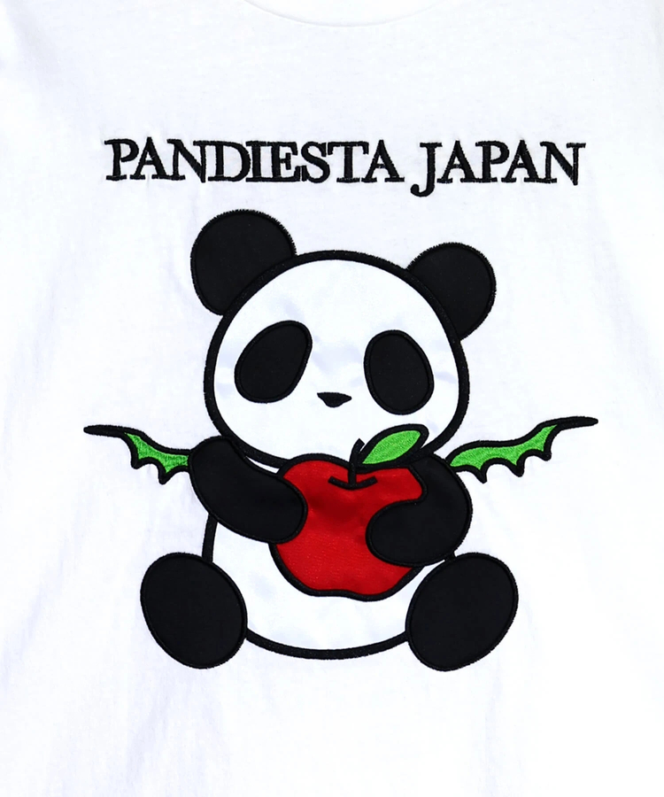 PANDIESTA(パンディエスタ) |SB PANDIESTA リンゴ 大好きな パンダさん S/S Tee(526104 MENS/WOMENS）