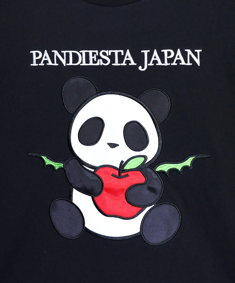 PANDIESTA(パンディエスタ) |SB PANDIESTA リンゴ 大好きな パンダさん S/S Tee(526104 MENS/WOMENS）
