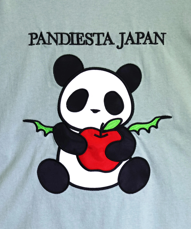 PANDIESTA(パンディエスタ) |SB PANDIESTA リンゴ 大好きな パンダさん S/S Tee(526104 MENS/WOMENS）