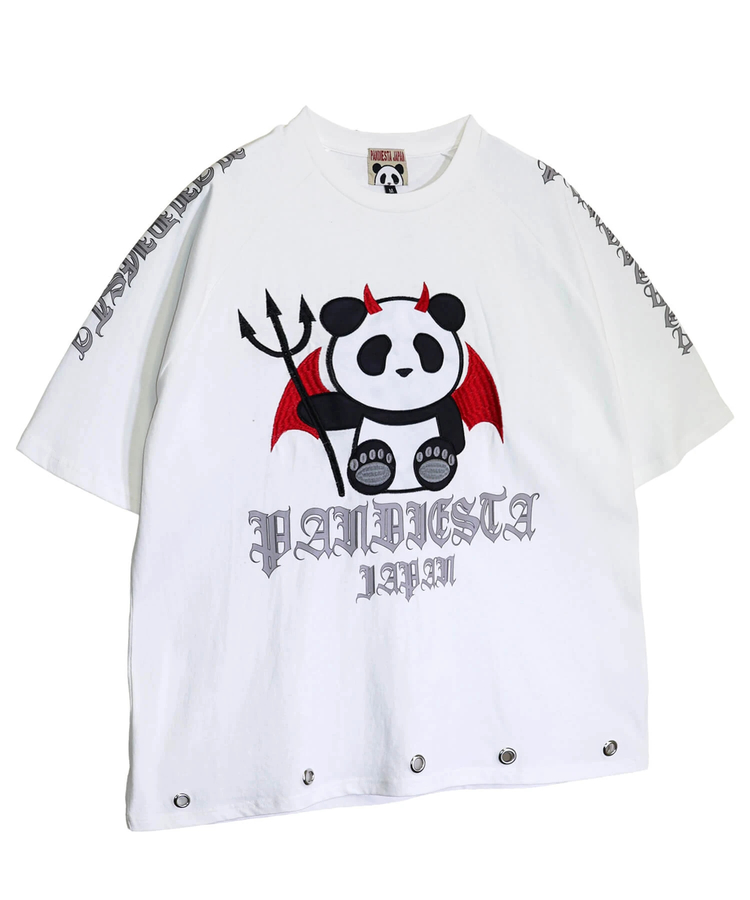 PANDIESTA(パンディエスタ) |SB PANDIESTA デビル パンダさん ラグラン S/S Tee(526105 MENS/WOMENS）