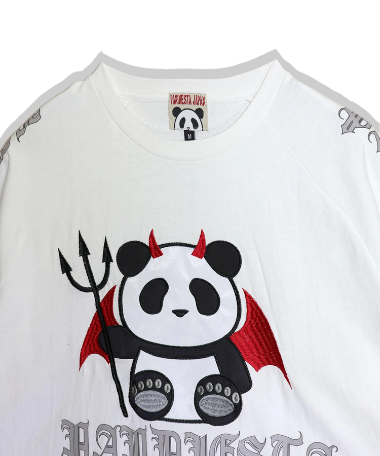 PANDIESTA(パンディエスタ) |SB PANDIESTA デビル パンダさん ラグラン S/S Tee(526105 MENS/WOMENS）