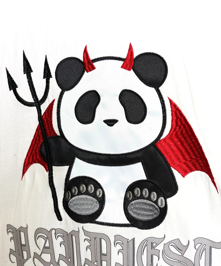 PANDIESTA(パンディエスタ) |SB PANDIESTA デビル パンダさん ラグラン S/S Tee(526105 MENS/WOMENS）