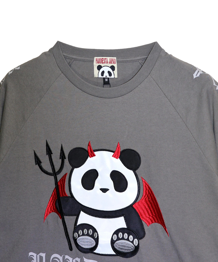 PANDIESTA(パンディエスタ) |SB PANDIESTA デビル パンダさん ラグラン S/S Tee(526105 MENS/WOMENS）