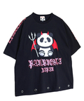 PANDIESTA(パンディエスタ) |SB PANDIESTA デビル パンダさん ラグラン S/S Tee(526105 MENS/WOMENS）