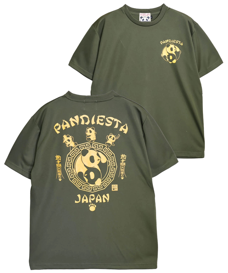 PANDIESTA(パンディエスタ) |SB PANDIESTA 太陰太極パンダ ドライメッシュTee (526866 MENS/WOMENS)