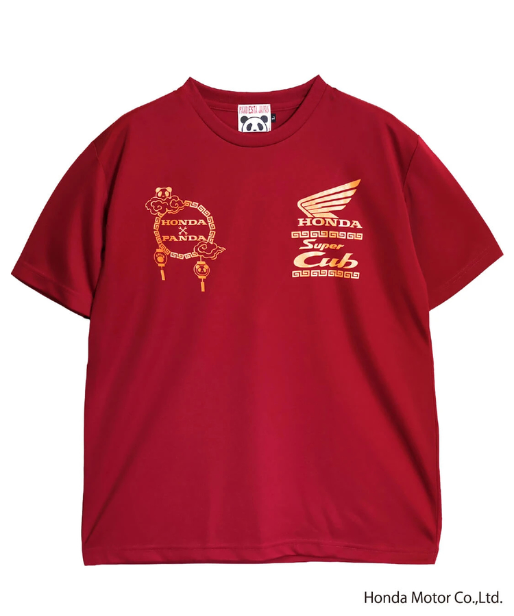PANDIESTA(パンディエスタ) |SB Honda Pandiesta 熊猫出前 スーパーカブ ドライメッシュ Tee(526504 MENS/WOMENS）
