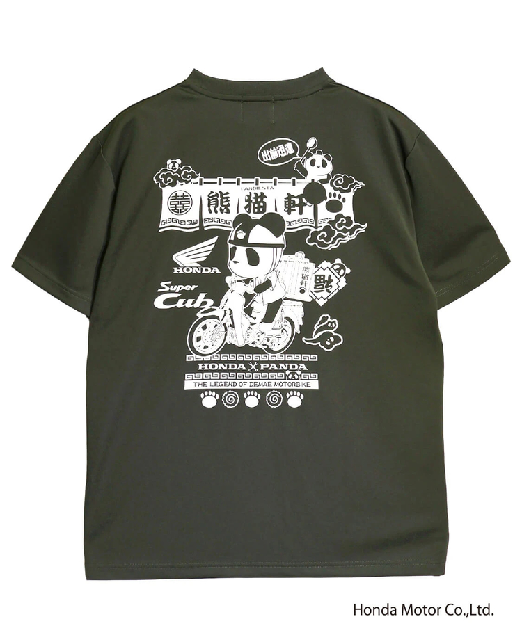 PANDIESTA(パンディエスタ) |SB Honda Pandiesta 熊猫出前 スーパーカブ ドライメッシュ Tee(526504 MENS/WOMENS）