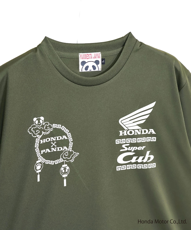 PANDIESTA(パンディエスタ) |SB Honda Pandiesta 熊猫出前 スーパーカブ ドライメッシュ Tee(526504 MENS/WOMENS）