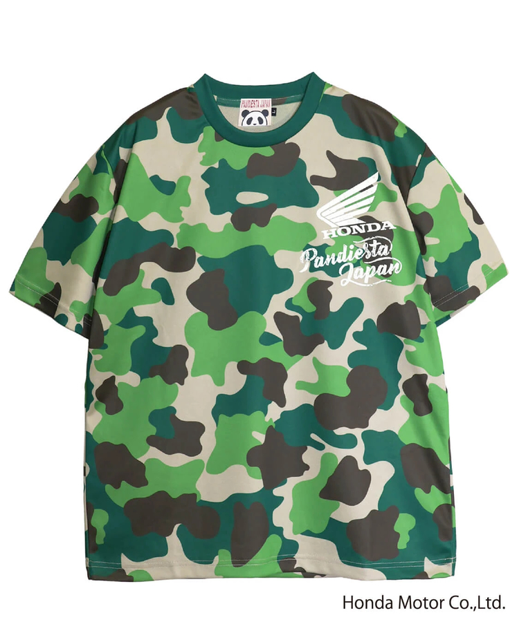 PANDIESTA(パンディエスタ) |SB Honda Pandiesta ZOOMER ミリタリー ドライメッシュ Tee(526505 MENS/WOMENS）