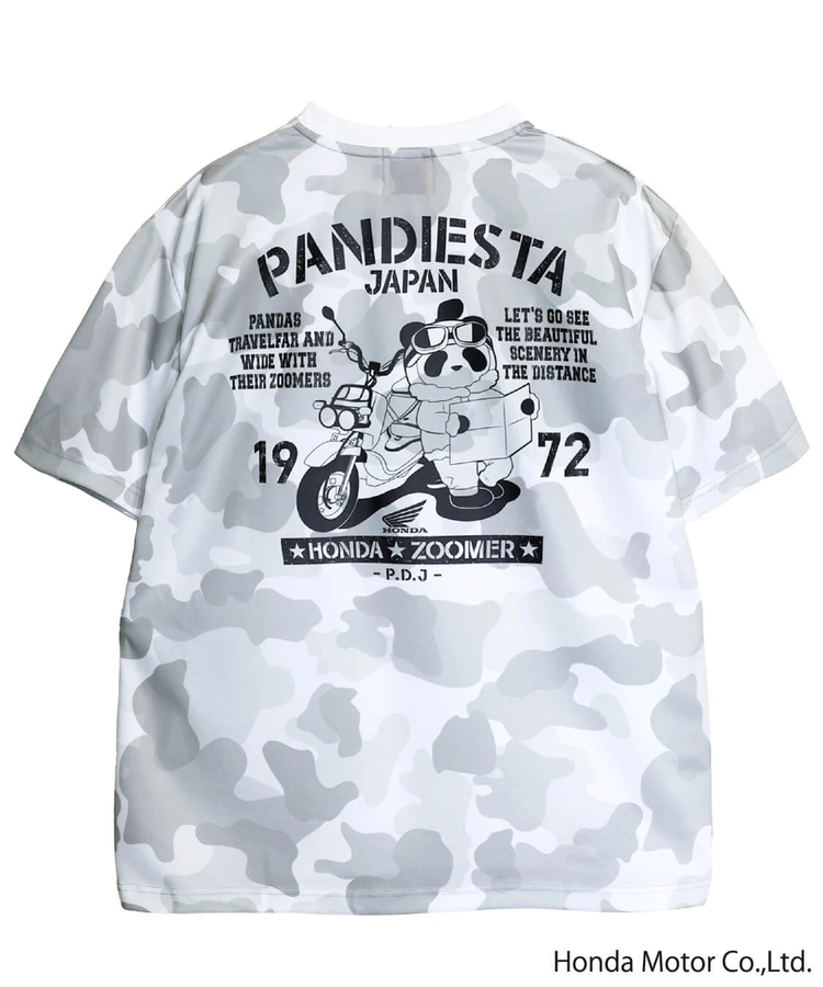 PANDIESTA(パンディエスタ) |SB Honda Pandiesta ZOOMER ミリタリー ドライメッシュ Tee(526505 MENS/WOMENS）