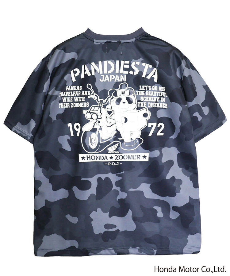 PANDIESTA(パンディエスタ) |SB Honda Pandiesta ZOOMER ミリタリー ドライメッシュ Tee(526505 MENS/WOMENS）