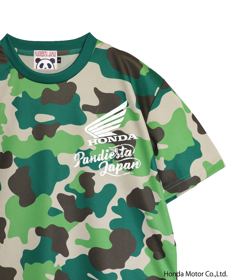 PANDIESTA(パンディエスタ) |SB Honda Pandiesta ZOOMER ミリタリー ドライメッシュ Tee(526505 MENS/WOMENS）
