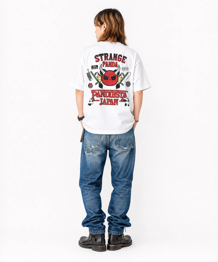 PANDIESTA(パンディエスタ) |SB PANDIESTA ストレンジパンダ ヴィンテージ加工 Tee(526607 MENS/WOMENS)
