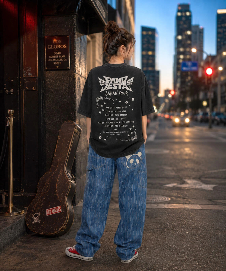 PANDIESTA(パンディエスタ) |SB PANDIESTA パンダメタル ヴィンテージ加工Tee(526608 MENS/WOMENS)