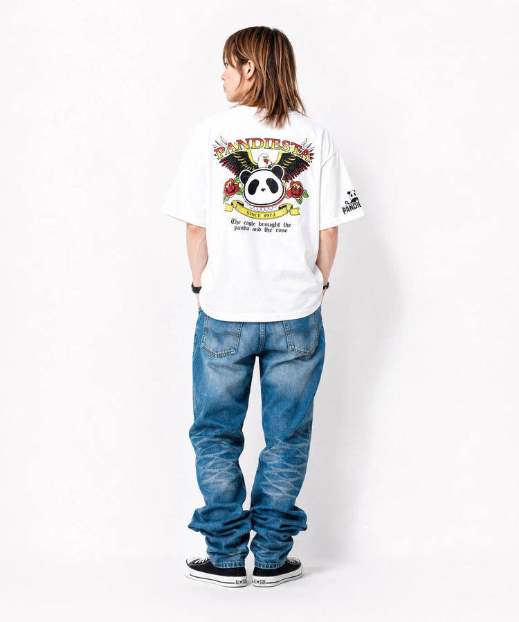 PANDIESTA(パンディエスタ) |SB PANDIESTA ユナイテッドパンダ ヴィンテージ加工Tee(526609 MENS/WOMENS)