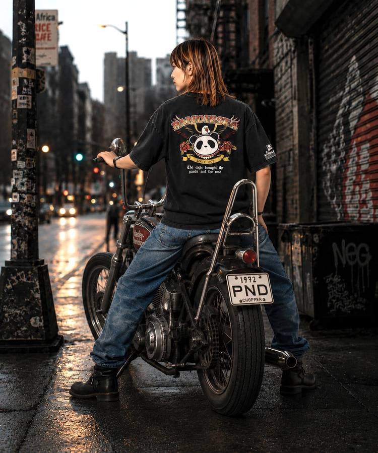 PANDIESTA(パンディエスタ) |SB PANDIESTA ユナイテッドパンダ ヴィンテージ加工Tee(526609 MENS/WOMENS)