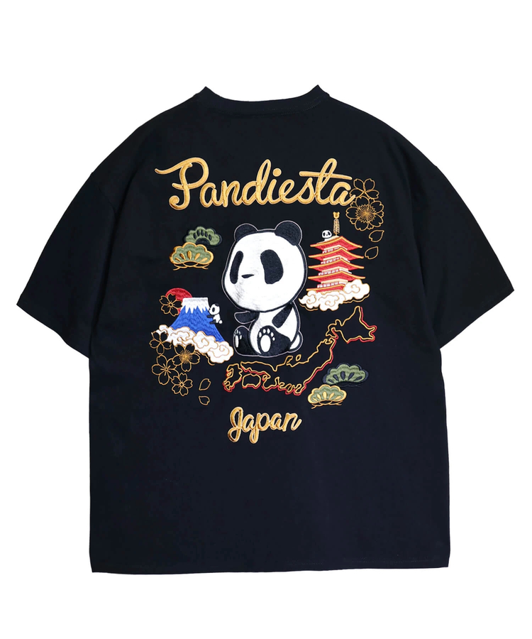 PANDIESTA(パンディエスタ) |SB PANDIESTA ジパングパンダ 総刺繍 S/S Tシャツ(526223 MENS/WOMENS）