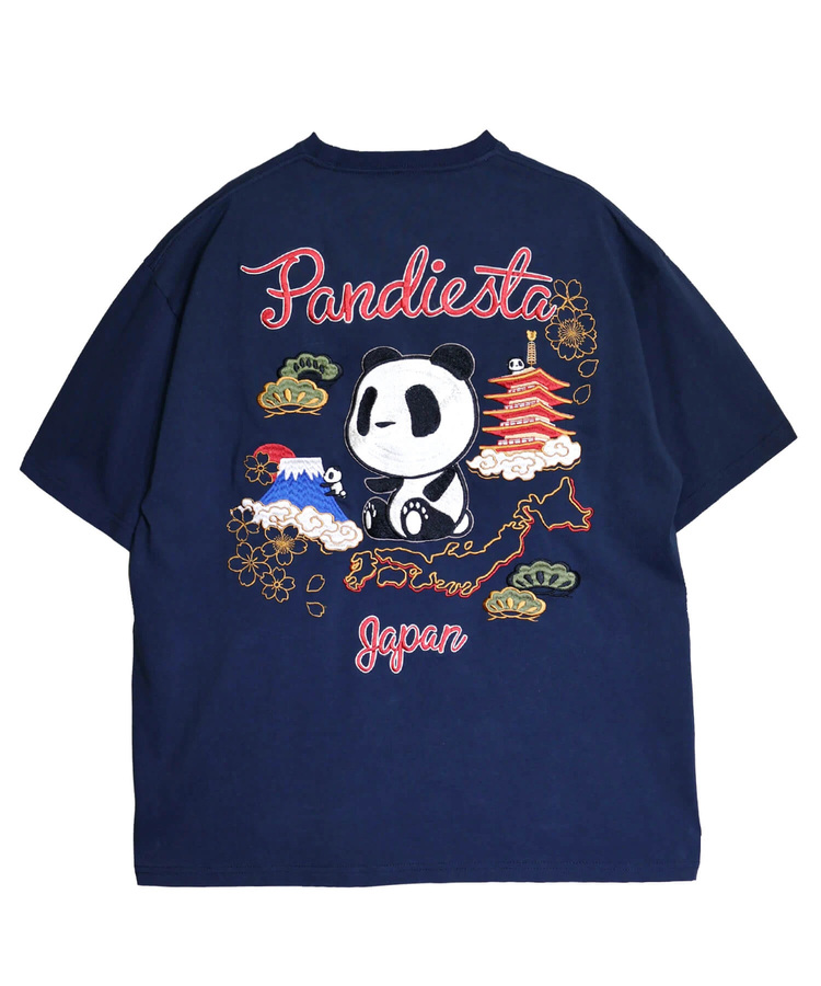 PANDIESTA(パンディエスタ) |SB PANDIESTA ジパングパンダ 総刺繍 S/S Tシャツ(526223 MENS/WOMENS）