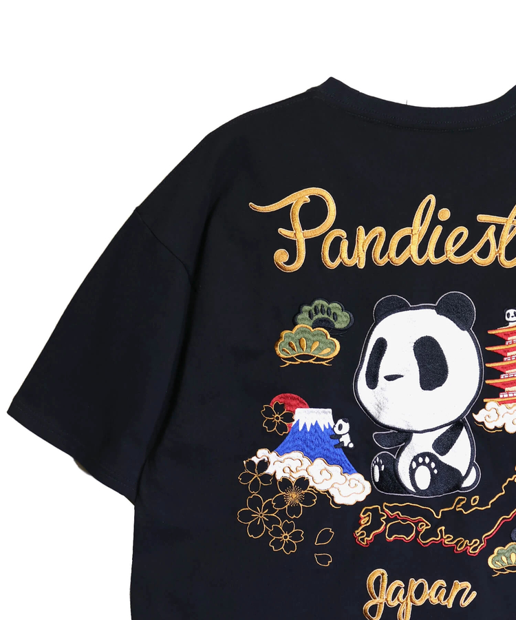 PANDIESTA(パンディエスタ) |SB PANDIESTA ジパングパンダ 総刺繍 S/S Tシャツ(526223 MENS/WOMENS）