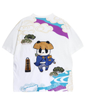 PANDIESTA(パンディエスタ) |SB PANDIESTA 熊猫股旅物語 刺繍 S/S Tシャツ(526224 MENS/WOMENS）