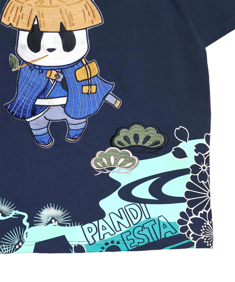 PANDIESTA(パンディエスタ) |SB PANDIESTA 熊猫股旅物語 刺繍 S/S Tシャツ(526224 MENS/WOMENS）