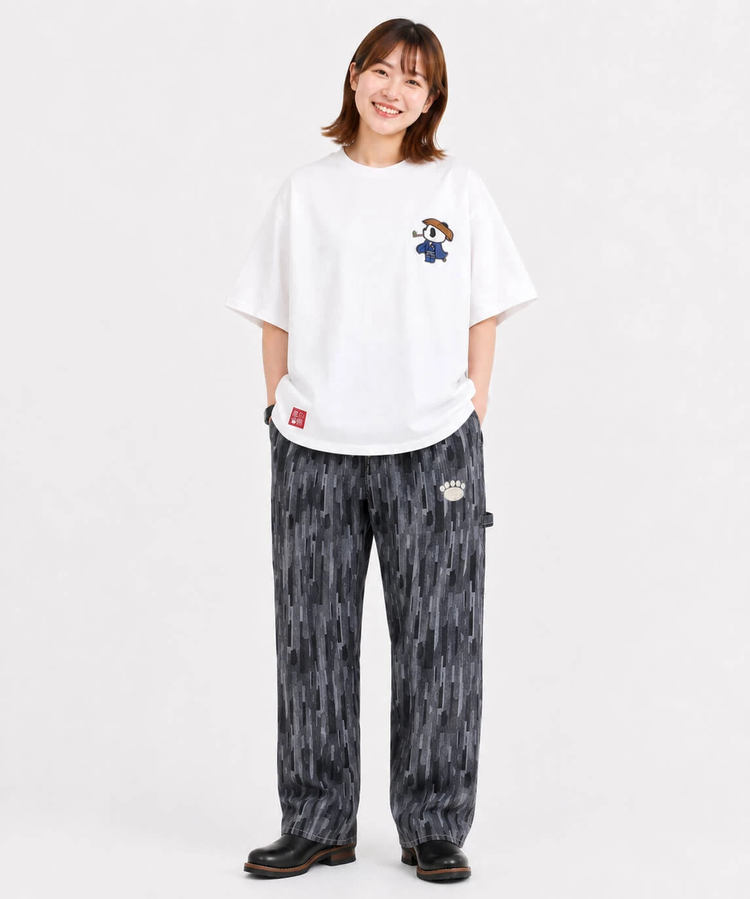 PANDIESTA(パンディエスタ) |SB PANDIESTA 熊猫股旅物語 刺繍 S/S Tシャツ(526224 MENS/WOMENS）