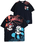 PANDIESTA(パンディエスタ) |SB PANDIESTA 子熊猫 風神雷神  刺繍 S/S Tシャツ(526225 MENS/WOMENS）
