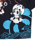 PANDIESTA(パンディエスタ) |SB PANDIESTA 子熊猫 風神雷神  刺繍 S/S Tシャツ(526225 MENS/WOMENS）