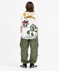 PANDIESTA(パンディエスタ) |SB PANDIESTA 子熊猫 風神雷神  刺繍 S/S Tシャツ(526225 MENS/WOMENS）