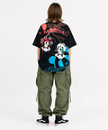 PANDIESTA(パンディエスタ) |SB PANDIESTA 子熊猫 風神雷神  刺繍 S/S Tシャツ(526225 MENS/WOMENS）