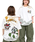 PANDIESTA(パンディエスタ) |SB PANDIESTA 子熊猫 風神雷神  刺繍 S/S Tシャツ(526225 MENS/WOMENS）