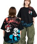 PANDIESTA(パンディエスタ) |SB PANDIESTA 子熊猫 風神雷神  刺繍 S/S Tシャツ(526225 MENS/WOMENS）