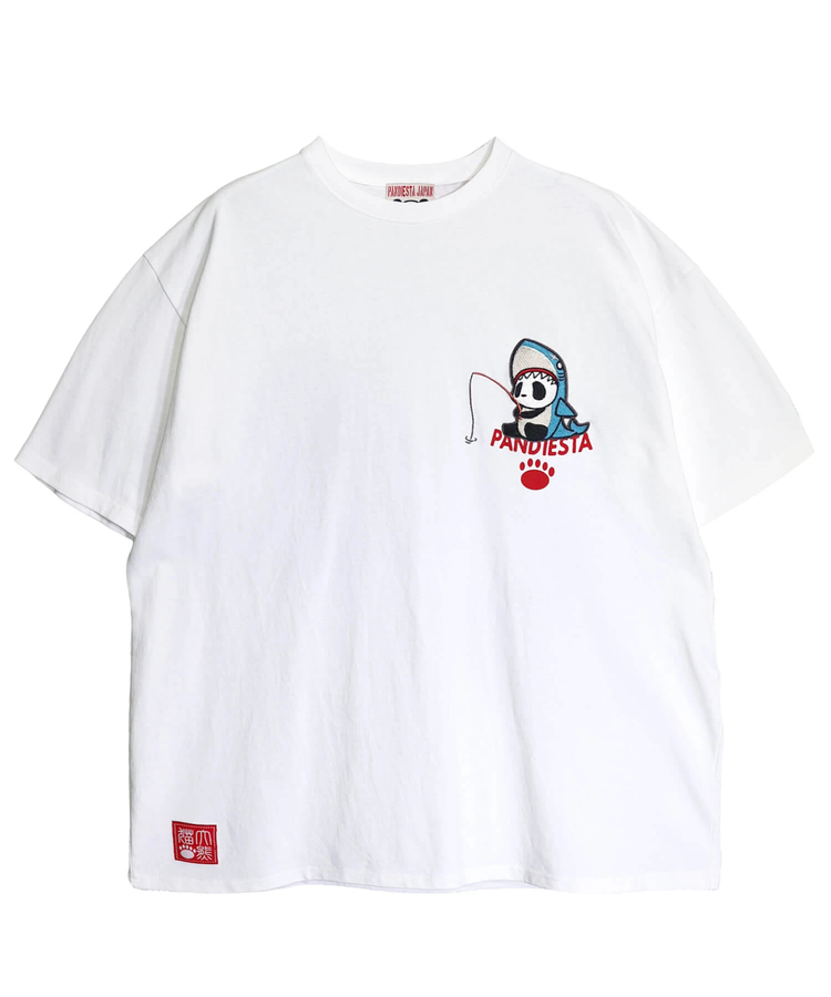 PANDIESTA(パンディエスタ) |SB PANDIESTA サメキチパンダ 刺繍 S/S Tシャツ(526226 MENS/WOMENS）