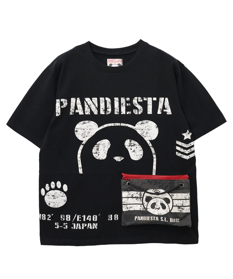 PANDIESTA(パンディエスタ) |SB PANDIESTA カモフラ サコッシュ ポケットミリタリー Tee(526954 MENS/WOMENS）
