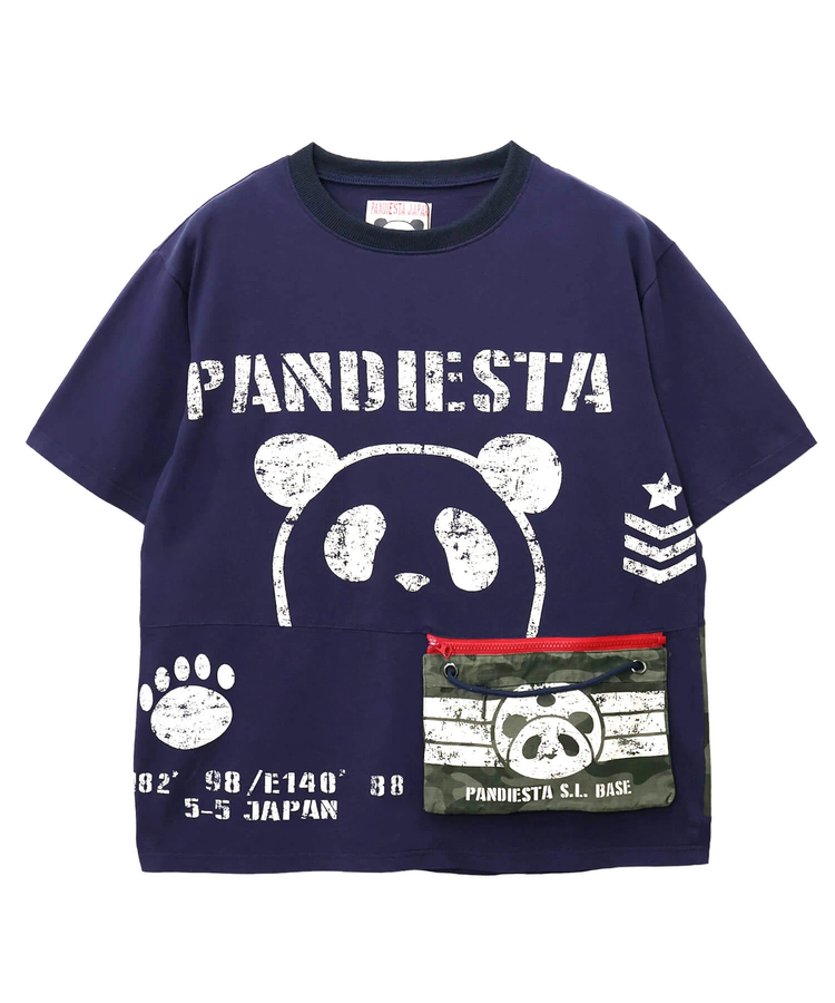PANDIESTA(パンディエスタ) |SB PANDIESTA カモフラ サコッシュ ポケットミリタリー Tee(526954 MENS/WOMENS）