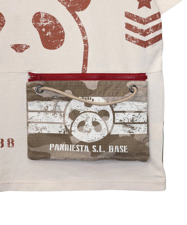 PANDIESTA(パンディエスタ) |SB PANDIESTA カモフラ サコッシュ ポケットミリタリー Tee(526954 MENS/WOMENS）