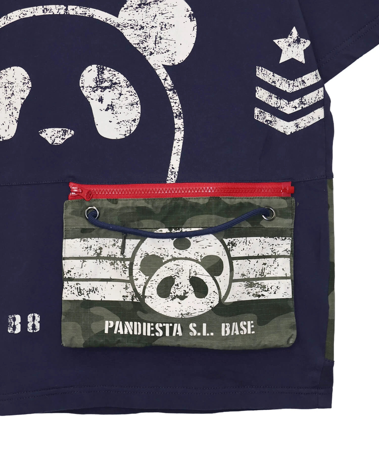 PANDIESTA(パンディエスタ) |SB PANDIESTA カモフラ サコッシュ ポケットミリタリー Tee(526954 MENS/WOMENS）
