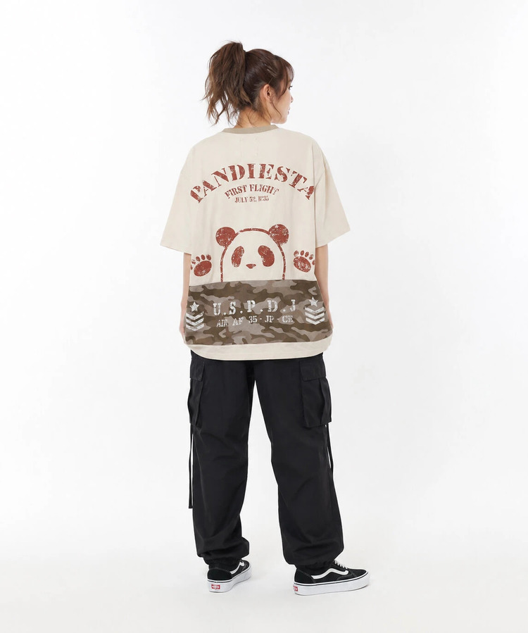 PANDIESTA(パンディエスタ) |SB PANDIESTA カモフラ サコッシュ ポケットミリタリー Tee(526954 MENS/WOMENS）
