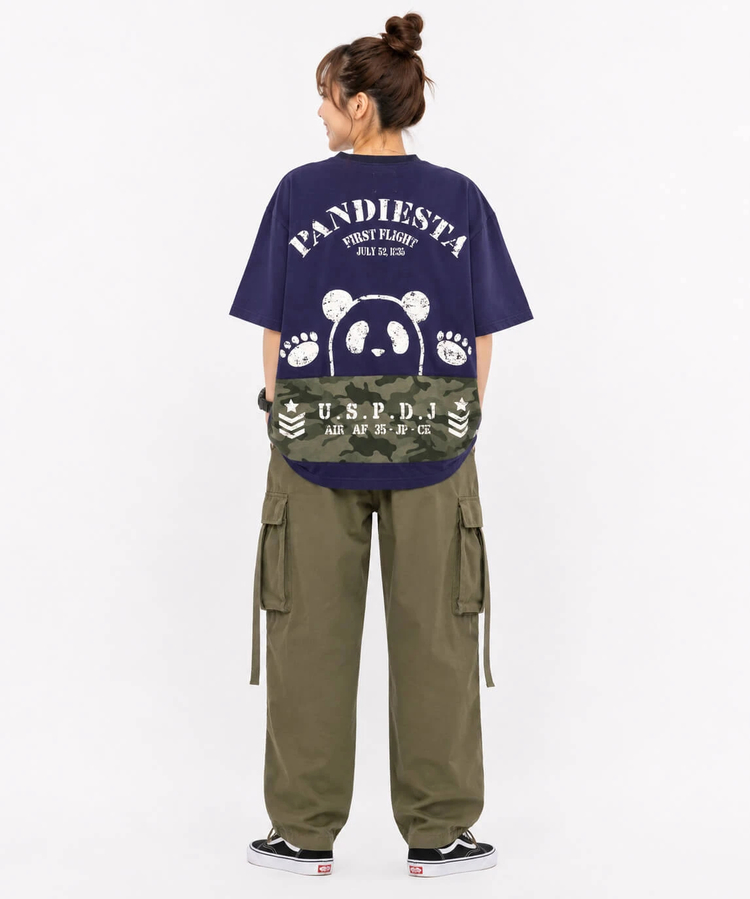 PANDIESTA(パンディエスタ) |SB PANDIESTA カモフラ サコッシュ ポケットミリタリー Tee(526954 MENS/WOMENS）