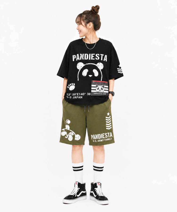 PANDIESTA(パンディエスタ) |SB PANDIESTA スウェット ミリタリー ショーツ(526955 MENS/WOMENS）