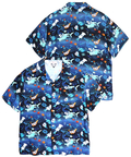 PANDIESTA(パンディエスタ) |SB 熊猫謹製 シャークライドパンダ レーヨン アロハ シャツ(526227 MENS/WOMENS）