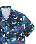 PANDIESTA(パンディエスタ) |SB 熊猫謹製 シャークライドパンダ レーヨン アロハ シャツ(526227 MENS/WOMENS）