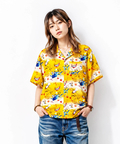 PANDIESTA(パンディエスタ) |SB 熊猫謹製 シャークライドパンダ レーヨン アロハ シャツ(526227 MENS/WOMENS）