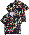 PANDIESTA(パンディエスタ) |SB 熊猫謹製 パンダゴーファイト レーヨン アロハ シャツ(526228 MENS/WOMENS）