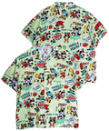 PANDIESTA(パンディエスタ) |SB 熊猫謹製 パンダゴーファイト レーヨン アロハ シャツ(526228 MENS/WOMENS）
