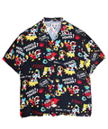 PANDIESTA(パンディエスタ) |SB 熊猫謹製 パンダゴーファイト レーヨン アロハ シャツ(526228 MENS/WOMENS）